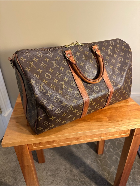 Louis Vuitton Handbags - Vintage Louis Vuitton Weekend LV Monogram Keepall Bandouliere 45.